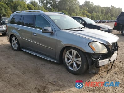 Czwarte zdjęcie samochodu z boku: 2012 MERCEDES-BENZ GL 450 4MATIC VIN:4JGBF7BE4CA801193 - miniatura