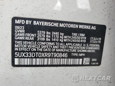 Zdjęcie 13 z 14 samochodu: 2024 BMW X4 XDRIVE30I VIN:5UX33DT0XR9T90846 - miniatura