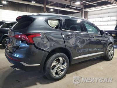 Trzecie zdjęcie samochodu z tyłu: 2022 HYUNDAI SANTA FE SEL VIN:5NMS2DAJ4NH379206 - miniatura