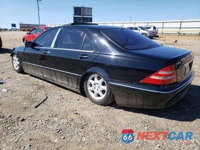 Drugie zdjęcie samochodu z przodu: 2002 MERCEDES-BENZ S 500 VIN:WDBNG75J22A238777 - miniatura