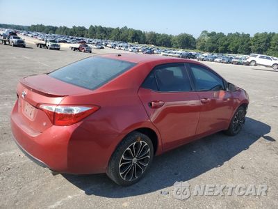 Trzecie zdjęcie samochodu z tyłu: 2014 TOYOTA COROLLA L VIN:5YFBURHE4EP034764 - miniatura