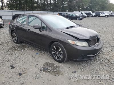 Czwarte zdjęcie samochodu z boku: 2013 HONDA CIVIC EX VIN:2HGFB2F83DH526705 - miniatura