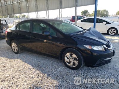 Czwarte zdjęcie samochodu z boku: 2013 HONDA CIVIC LX VIN:2HGFB2F53DH301576 - miniatura