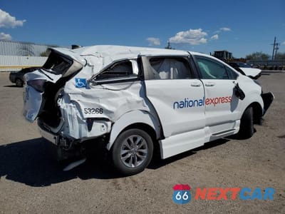 Trzecie zdjęcie samochodu z tyłu: 2022 TOYOTA SIENNA LE VIN:5TDKSKFC6NS061311 - miniatura