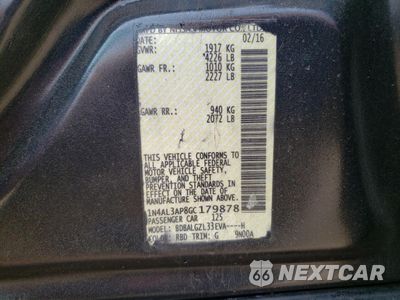 Zdjęcie 12 z 14 samochodu: 2016 NISSAN ALTIMA 2.5 VIN:1N4AL3AP8GC179878 - miniatura