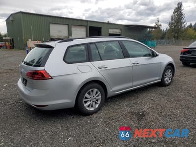 Trzecie zdjęcie samochodu z tyłu: 2017 VOLKSWAGEN GOLF SPORTWAGEN S VIN:3VWC17AU3HM500647 - miniatura