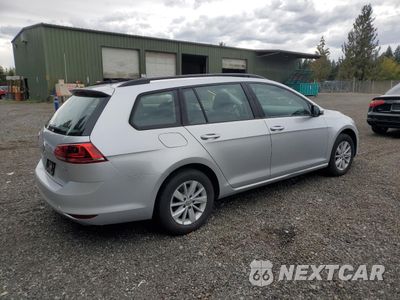 Trzecie zdjęcie samochodu z tyłu: 2017 VOLKSWAGEN GOLF SPORTWAGEN S VIN:3VWC17AU3HM500647 - miniatura