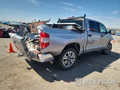 Trzecie zdjęcie samochodu z tyłu: 2021 TOYOTA TUNDRA CREWMAX SR5 VIN:5TFEY5F17MX273090 - miniatura