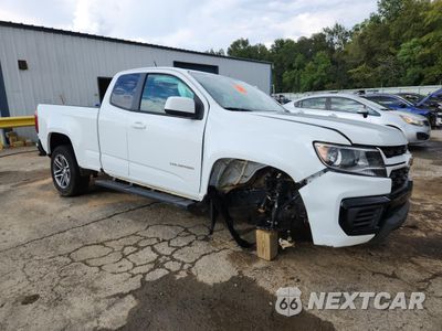 Czwarte zdjęcie samochodu z boku: 2021 CHEVROLET COLORADO VIN:1GCHSBEA0M1140575 - miniatura