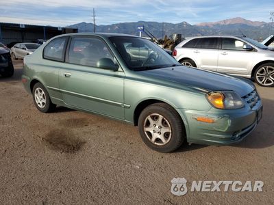 Czwarte zdjęcie samochodu z boku: 2004 HYUNDAI ACCENT GL VIN:KMHCG35C14U308396 - miniatura