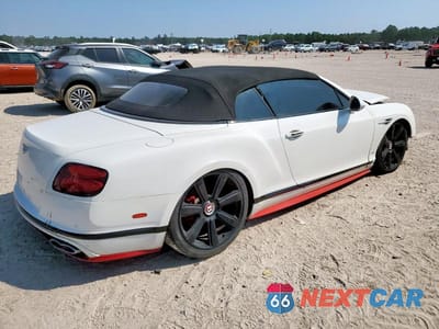 Trzecie zdjęcie samochodu z tyłu: 2017 BENTLEY CONTINENTAL GT V8 S VIN:SCBGH3ZA0HC063181 - miniatura