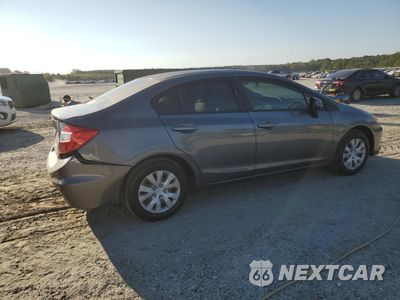 Trzecie zdjęcie samochodu z tyłu: 2012 HONDA CIVIC LX VIN:19XFB2F50CE104227 - miniatura