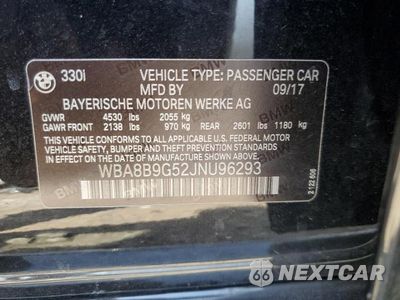 Zdjęcie 12 z 12 samochodu: 2018 BMW 330 I VIN:WBA8B9G52JNU96293 - miniatura