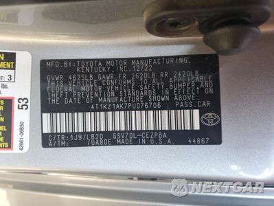 Zdjęcie 12 z 14 samochodu: 2023 TOYOTA CAMRY TRD VIN:4T1KZ1AK7PU076706 - miniatura