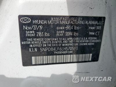 Zdjęcie 12 z 15 samochodu: 2020 HYUNDAI ELANTRA SEL VIN:5NPD84LF6LH570593 - miniatura