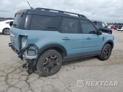 Trzecie zdjęcie samochodu z tyłu: 2022 FORD BRONCO SPORT OUTER BANKS VIN:3FMCR9C63NRD45159 - miniatura