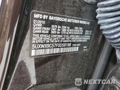 Zdjęcie 13 z 13 samochodu: 2015 BMW X3 VIN:5UXWX9C57F0D58188 - miniatura