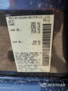 Zdjęcie 12 z 12 samochodu: 2013 NISSAN ALTIMA 3.5S VIN:1N4BL3AP0DN428081 - miniatura