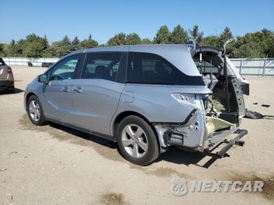 Drugie zdjęcie samochodu z przodu: 2019 HONDA ODYSSEY EXL VIN:5FNRL6H73KB089439 - miniatura