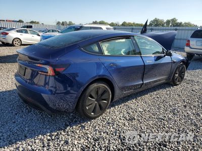 Trzecie zdjęcie samochodu z tyłu: 2024 TESLA MODEL 3 VIN:5YJ3E1EA1RF784502 - miniatura
