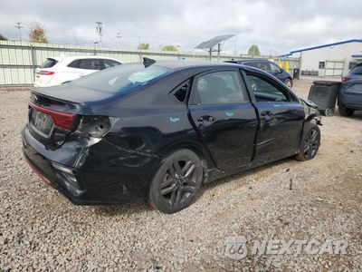 Trzecie zdjęcie samochodu z tyłu: 2020 KIA FORTE GT LINE VIN:3KPF34AD2LE223579 - miniatura
