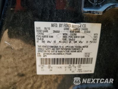 Zdjęcie 13 z 13 samochodu: 2011 FORD EDGE LIMITED VIN:2FMDK3KC9BBA17025 - miniatura