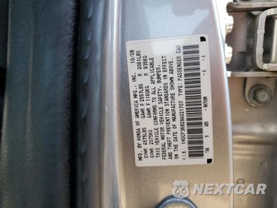 Zdjęcie 13 z 13 samochodu: 2009 HONDA ACCORD EXL VIN:1HGCP36829A021707 - miniatura