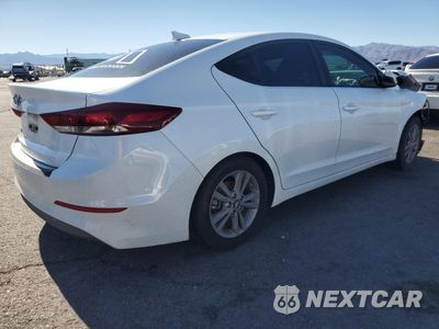 Trzecie zdjęcie samochodu z tyłu: 2018 HYUNDAI ELANTRA SEL VIN:5NPD84LFXJH346210 - miniatura