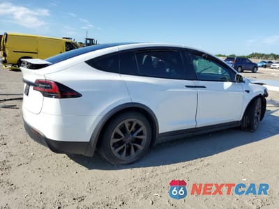 Trzecie zdjęcie samochodu z tyłu: 2023 TESLA MODEL X VIN:7SAXCAE51PF384515 - miniatura