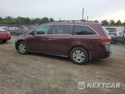 Drugie zdjęcie samochodu z przodu: 2014 HONDA ODYSSEY EXL VIN:5FNRL5H65EB108322 - miniatura