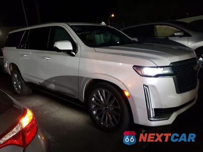Czwarte zdjęcie samochodu z boku: 2023 CADILLAC ESCALADE ESV PREMIUM LUXURY VIN:1GYS4LKL7PR359724 - miniatura