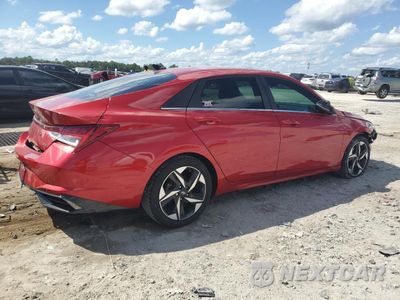 Trzecie zdjęcie samochodu z tyłu: 2021 HYUNDAI ELANTRA LIMITED VIN:5NPLP4AG5MH018918 - miniatura