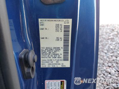 Zdjęcie 13 z 13 samochodu: 2009 NISSAN ALTIMA 2.5S VIN:1N4AL24E89C171030 - miniatura