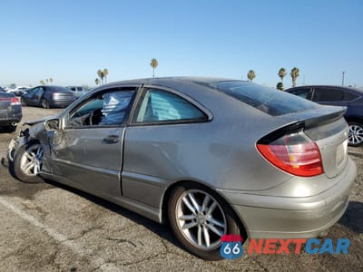 Drugie zdjęcie samochodu z przodu: 2003 MERCEDES-BENZ C 230K SPORT COUPE VIN:WDBRN40J93A473305 - miniatura