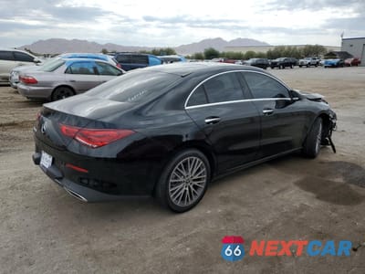 Trzecie zdjęcie samochodu z tyłu: 2023 MERCEDES-BENZ CLA 250 VIN:W1K5J4GB6PN403940 - miniatura