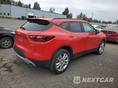 Trzecie zdjęcie samochodu z tyłu: 2021 CHEVROLET BLAZER 3LT VIN:3GNKBJRS2MS527458 - miniatura