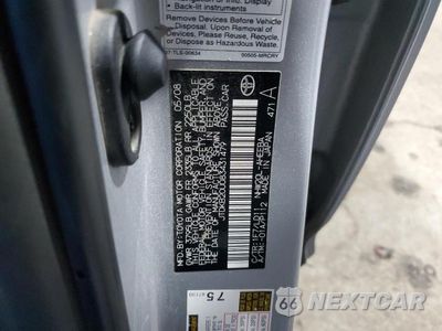 Zdjęcie 12 z 12 samochodu: 2008 TOYOTA PRIUS VIN:JTDKB20U083431479 - miniatura
