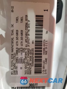 Zdjęcie 12 z 12 samochodu: 2023 TOYOTA SEQUOIA SR5 VIN:7SVAAAAA6PX001093 - miniatura