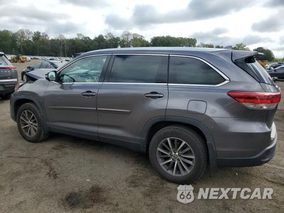 Drugie zdjęcie samochodu z przodu: 2019 TOYOTA HIGHLANDER SE VIN:5TDJZRFH3KS712417 - miniatura