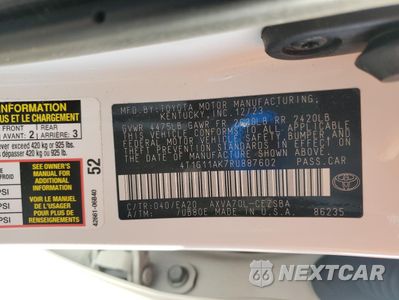 Zdjęcie 13 z 14 samochodu: 2024 TOYT CAMRY SE N VIN:4T1G11AK7RU887602 - miniatura