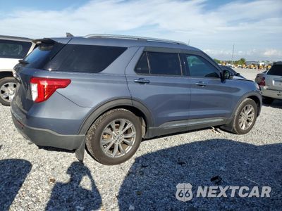 Trzecie zdjęcie samochodu z tyłu: 2021 FORD EXPLORER LIMITED VIN:1FMSK7FHXMGA32603 - miniatura