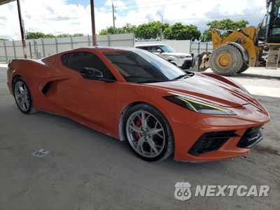 Czwarte zdjęcie samochodu z boku: 2021 CHEVROLET CORVETTE STINGRAY 2LT VIN:1G1YB2D48M5123360 - miniatura