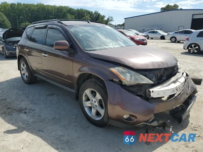 Czwarte zdjęcie samochodu z boku: 2003 NISSAN MURANO SL VIN:JN8AZ08T43W106773 - miniatura