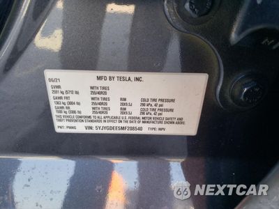Zdjęcie 13 z 15 samochodu: 2021 TESLA MODEL Y VIN:5YJYGDEE5MF208540 - miniatura