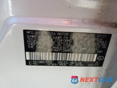 Zdjęcie 13 z 13 samochodu: 2021 LEXUS IS 300 VIN:JTHA81F26M5047570 - miniatura