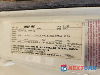 Zdjęcie 10 z 10 samochodu: 1988 FORD ECONOLINE E350 CUTAWAY VAN VIN:1FDKE30G1JHA07367 - miniatura