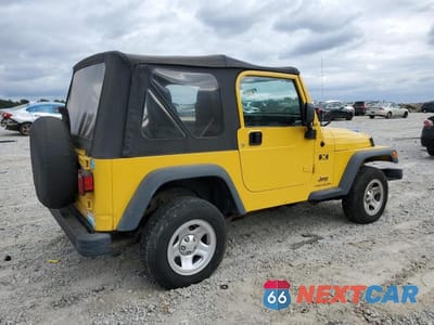 Trzecie zdjęcie samochodu z tyłu: 2004 JEEP WRANGLER X VIN:1J4FA39SX4P746458 - miniatura