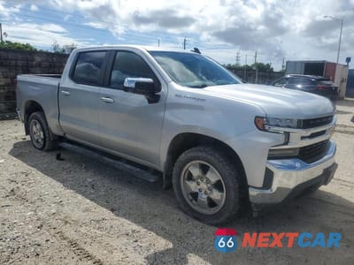 Czwarte zdjęcie samochodu z boku: 2021 CHEVROLET SILVERADO K1500 LT VIN:1GCUYDED9MZ435789 - miniatura