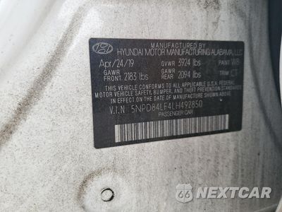 Zdjęcie 13 z 13 samochodu: 2020 HYUNDAI ELANTRA SEL VIN:5NPD84LF4LH492850 - miniatura