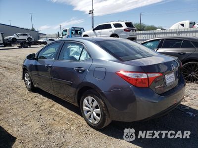 Drugie zdjęcie samochodu z przodu: 2016 TOYOTA COROLLA L VIN:2T1BURHE9GC550038 - miniatura
